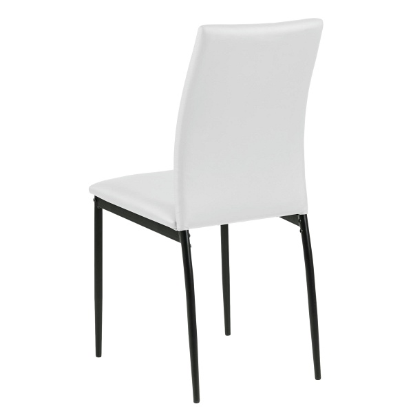 Krzesło Demina white PU - ACTONA