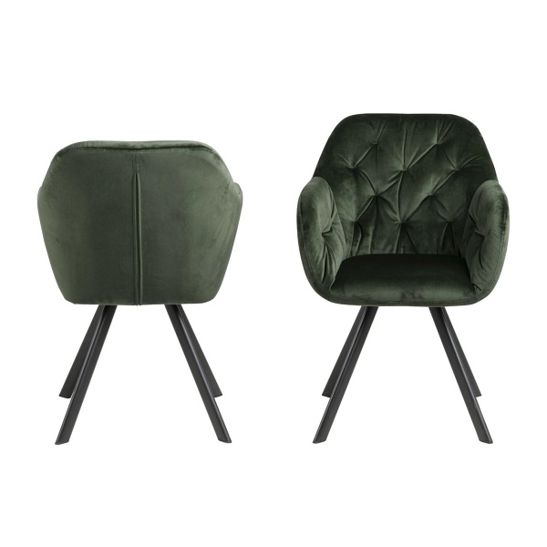 Krzesło Lola VIC Forest green auto retur n - ACTONA