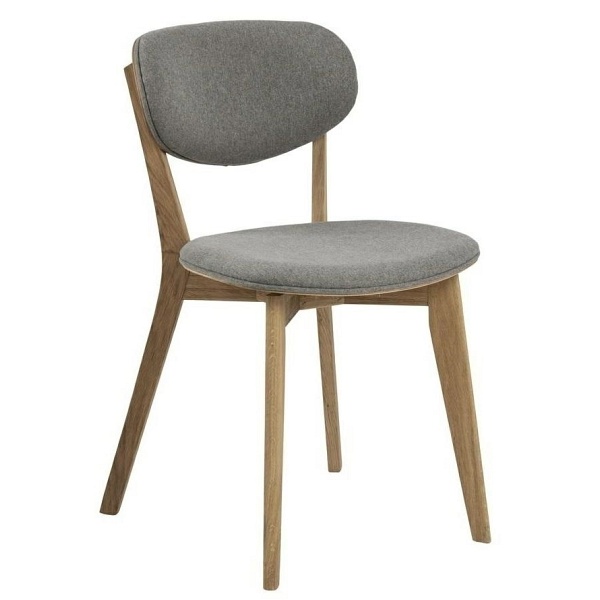Krzesło Minsk szare/ dąb - ACTONA