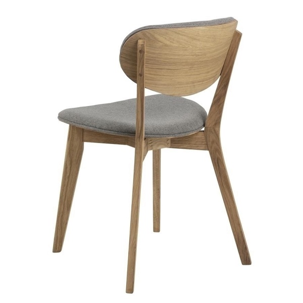 Krzesło Minsk szare/ dąb - ACTONA