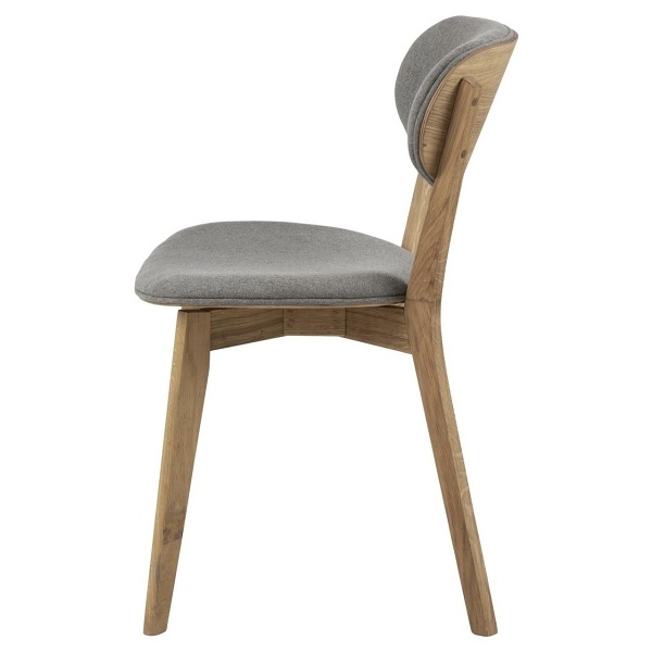 Krzesło Minsk szare/ dąb - ACTONA