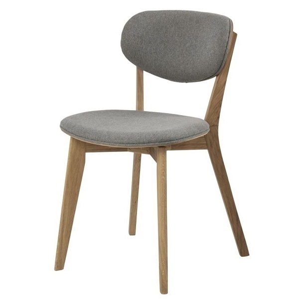 Krzesło Minsk szare/ dąb - ACTONA