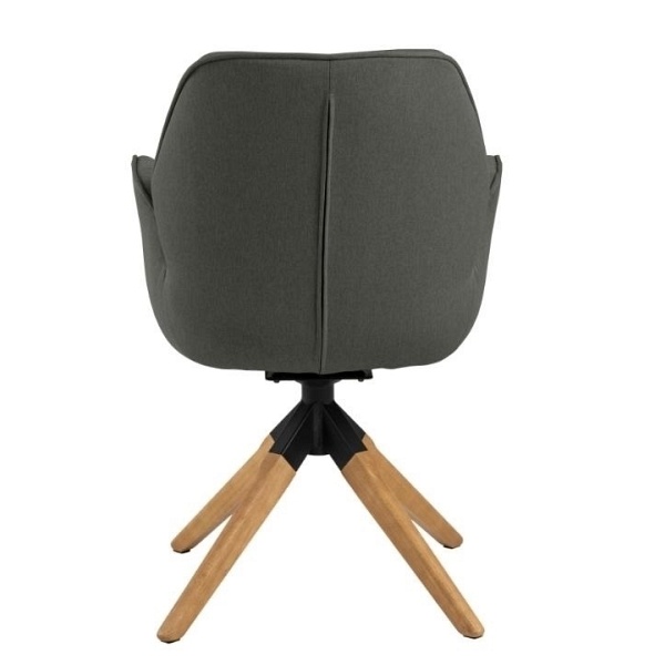 Krzesło obrotowe Aura dark grey auto re turn - ACTONA