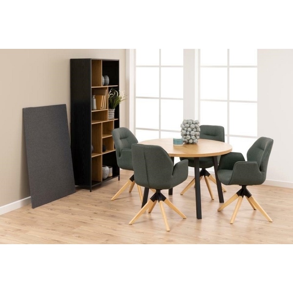 Krzesło obrotowe Aura dark grey auto re turn - ACTONA