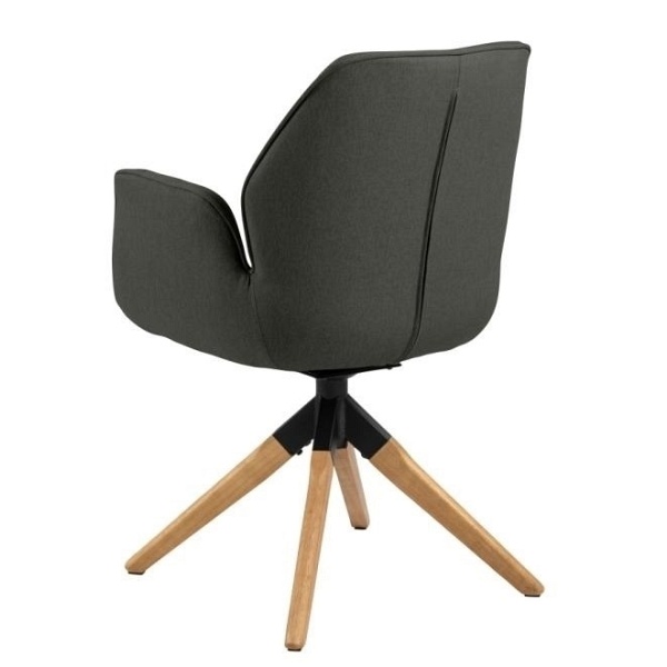 Krzesło obrotowe Aura dark grey auto re turn - ACTONA