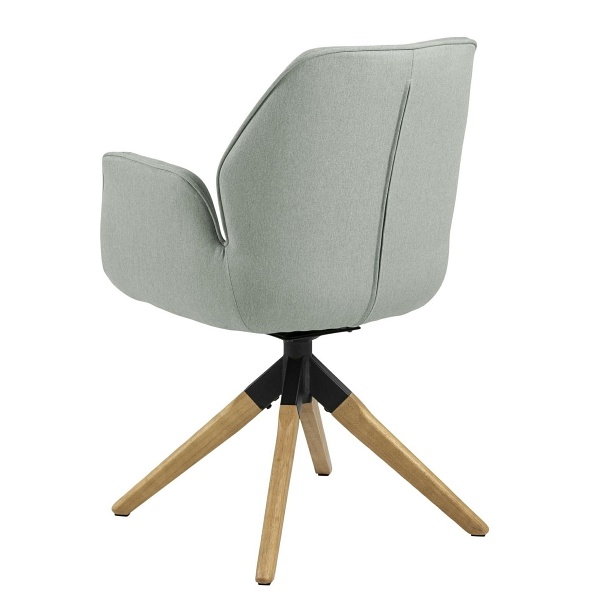 Krzesło obrotowe Aura light grey auto re turn - ACTONA