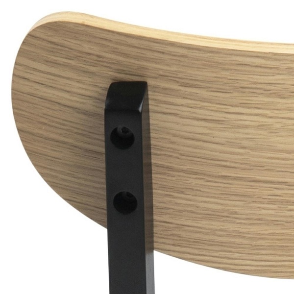 Krzesło Roxby naturalne czarne - ACTONA