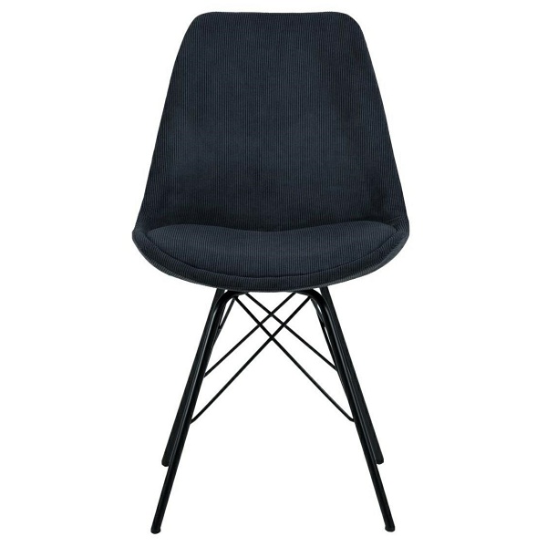 Krzesło Eris Sztruks Antracytowe - ACTONA