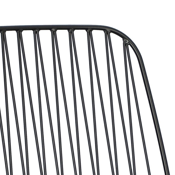 Krzesło Willy Black z poduszką PU - Intesi