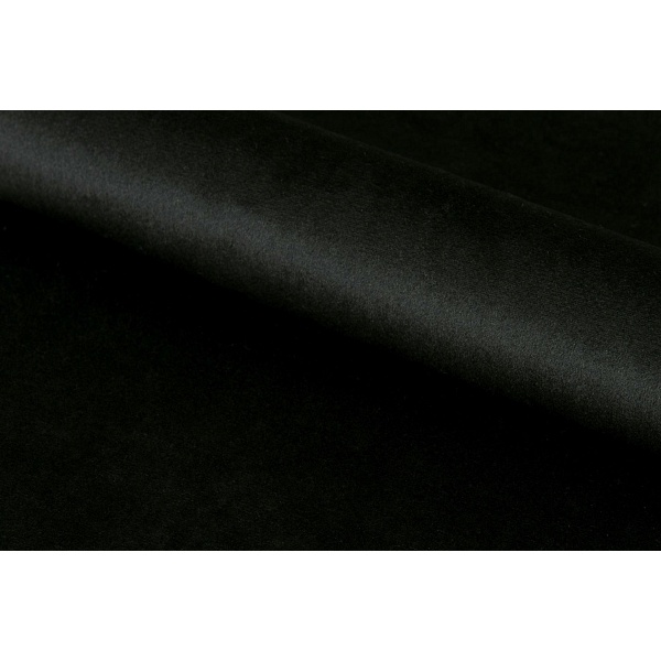 Krzesło Lima welurowe z podłokietnikami czarne - ACTONA