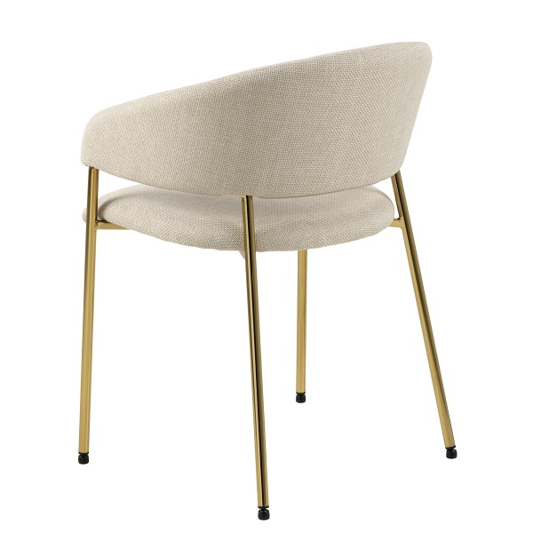 Krzesło Ann beżowe/złote - ACTONA