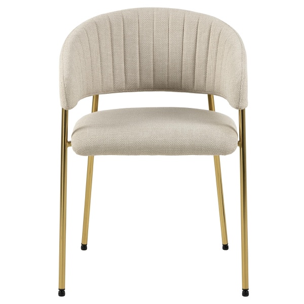 Krzesło Ann beżowe/złote - ACTONA