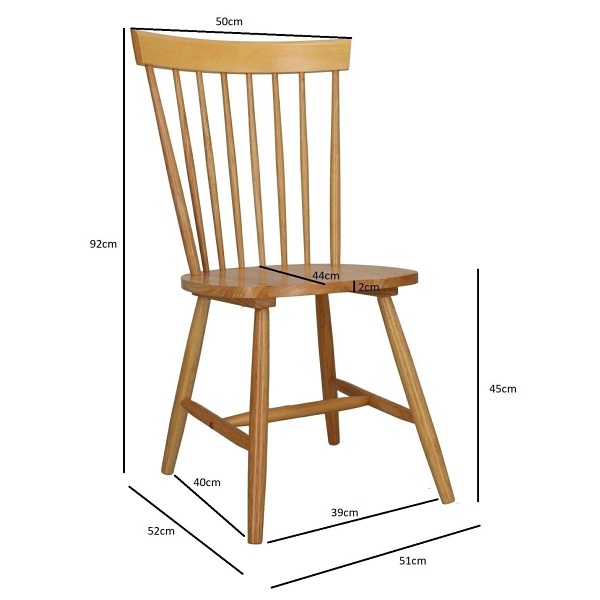 Krzesło Tulno naturalne - Intesi