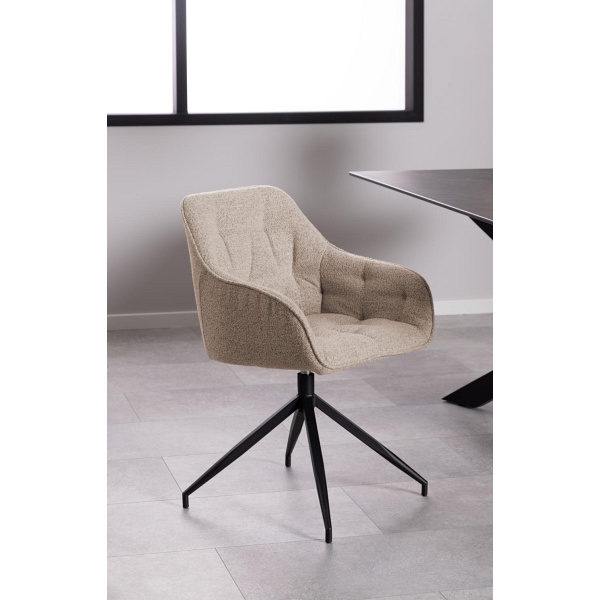 Krzesło Brooke obrotowe beżowe Monza - ACTONA