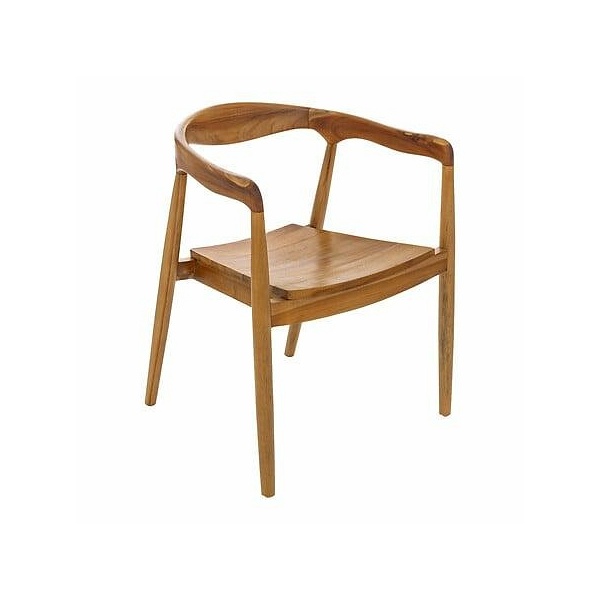 Krzesło Miyako naturalne drewno tekowe - Nordivo