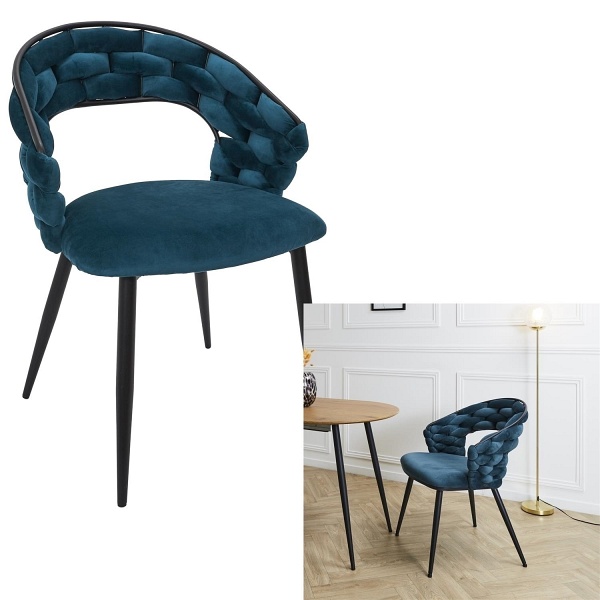 Krzesło Swyer niebieskie - Intesi