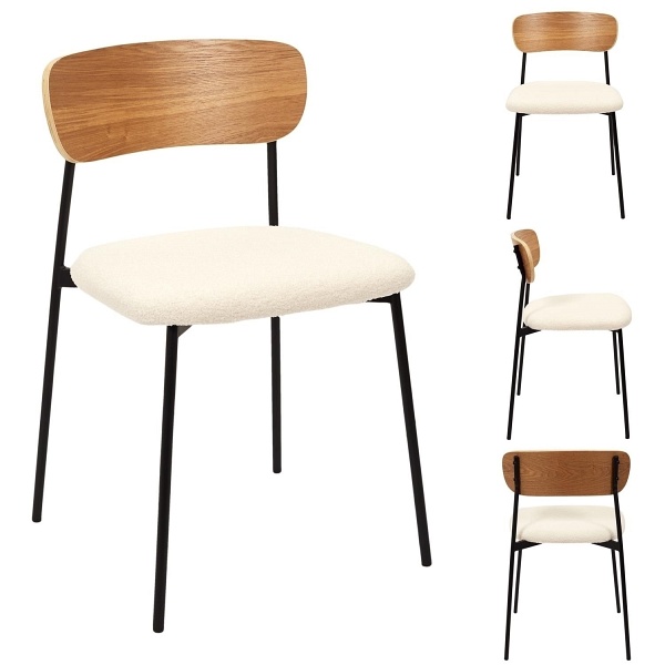 Krzesło Loki naturalne/beżowe - Intesi