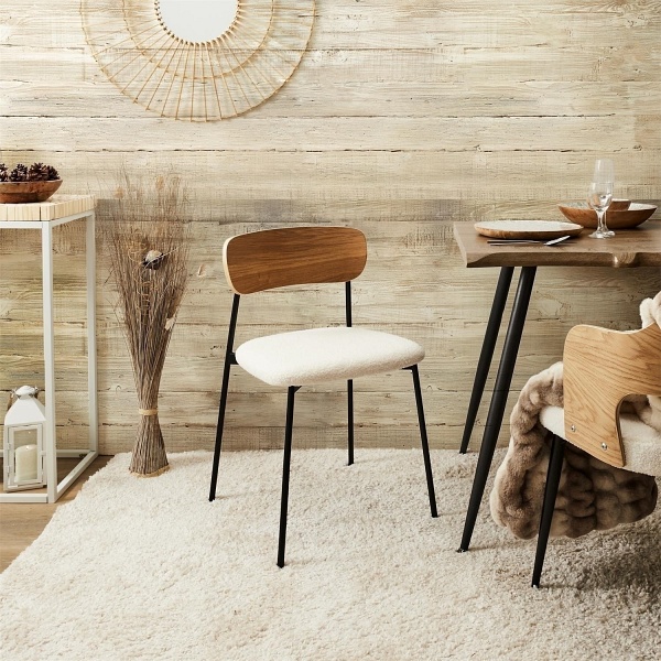 Krzesło Loki naturalne/beżowe - Intesi