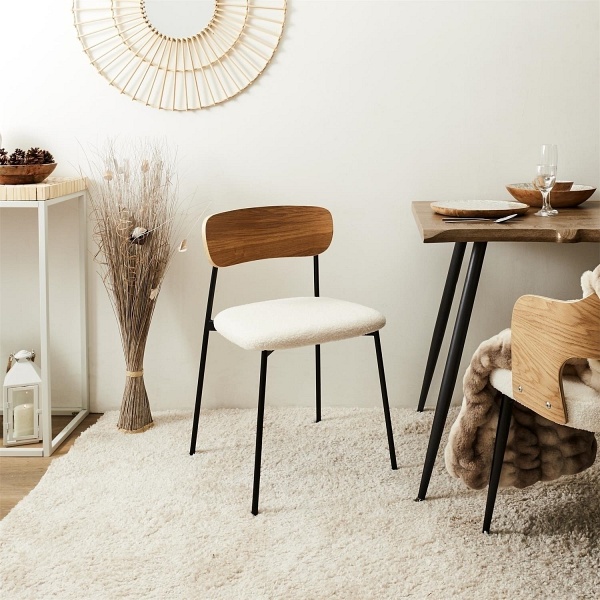 Krzesło Loki naturalne/beżowe - Intesi