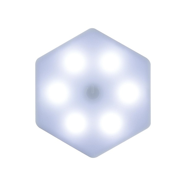 Zestaw 6 lampek ściennych Hexagonal 8,5x7,5cm - Intesi