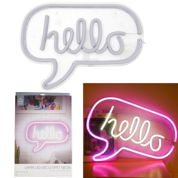 Lampa HELLO Neon LED - Intesi