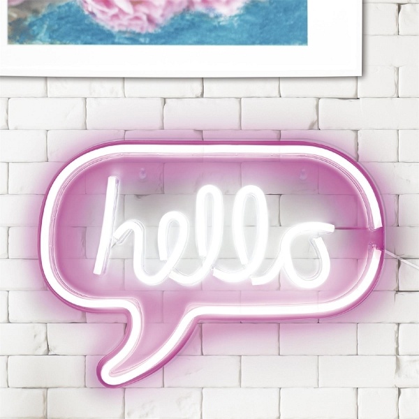 Lampa HELLO Neon LED - Intesi