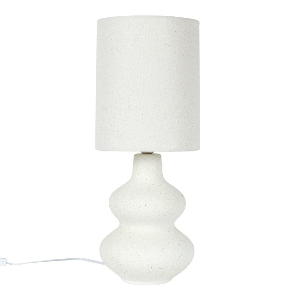 Lampa stołowa Lamil ceramiczna kremowa - Intesi