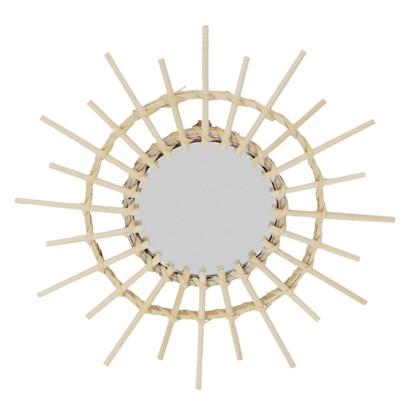 Zestaw 3 luster rattanowych Lipsi - Intesi