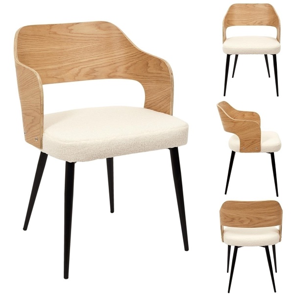 Krzesło Roki beżowe bouncle - Intesi