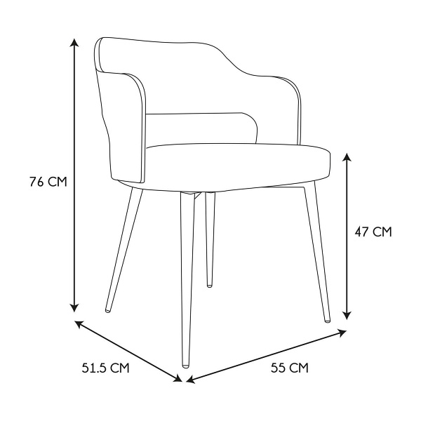 Krzesło Roki beżowe bouncle - Intesi