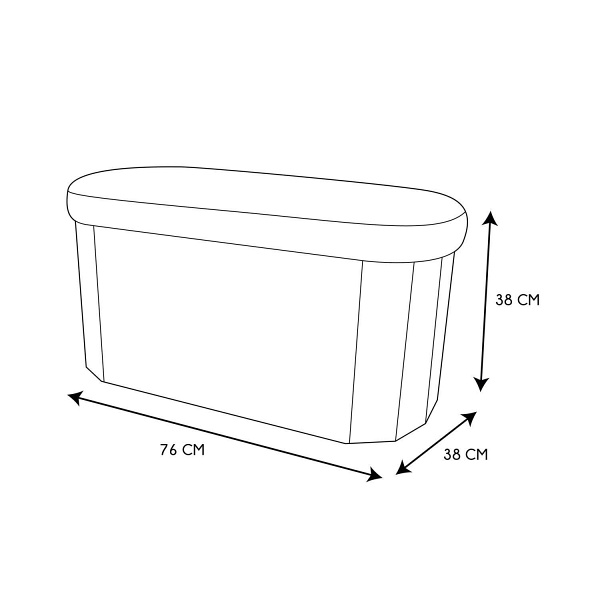 Ławka Olaf szara - Intesi