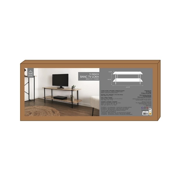 Szafka RTV Loka naturalny - Intesi