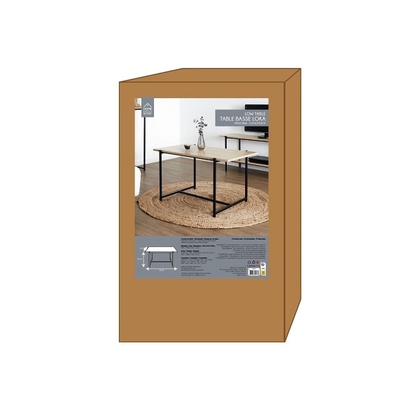 Stolik kawowy Loka naturalny - Intesi