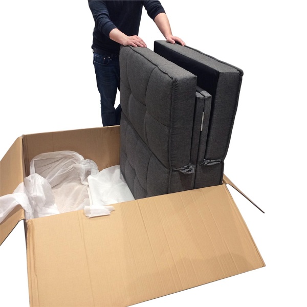 Sofa rozkładana Lurif szara - Intesi