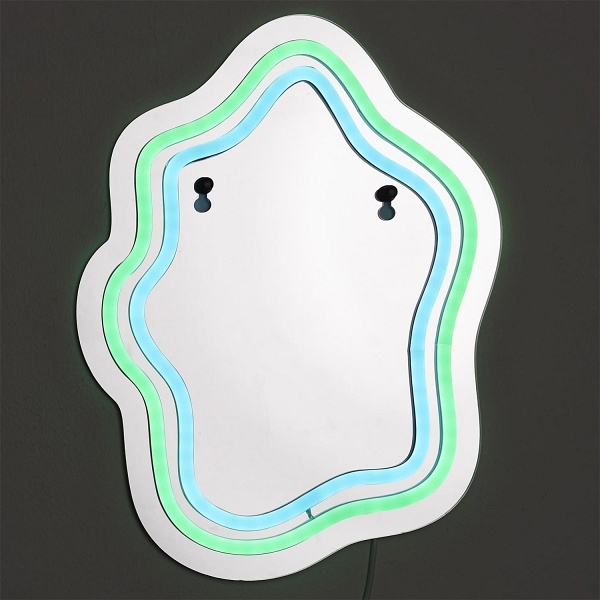 Lustro LED z neonowym oświetleniem - Intesi