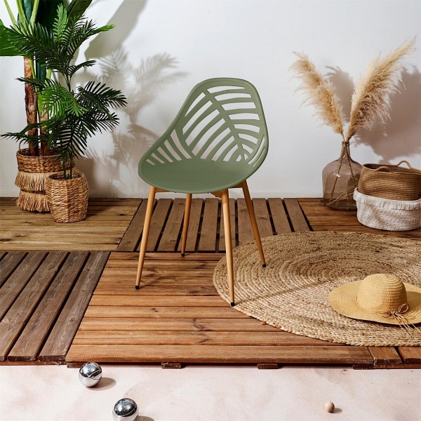 Krzesło Alameda oliwkowe - Intesi