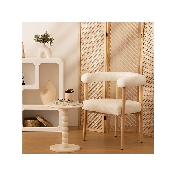 Stolik kawowy Chamlo biały - Nordivo