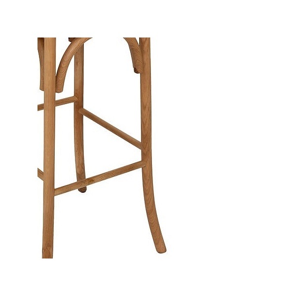 Krzesło barowe Isak dębowe - Nordivo