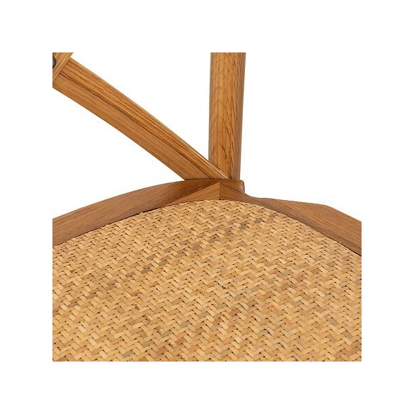 Krzesło barowe Isak dębowe - Nordivo