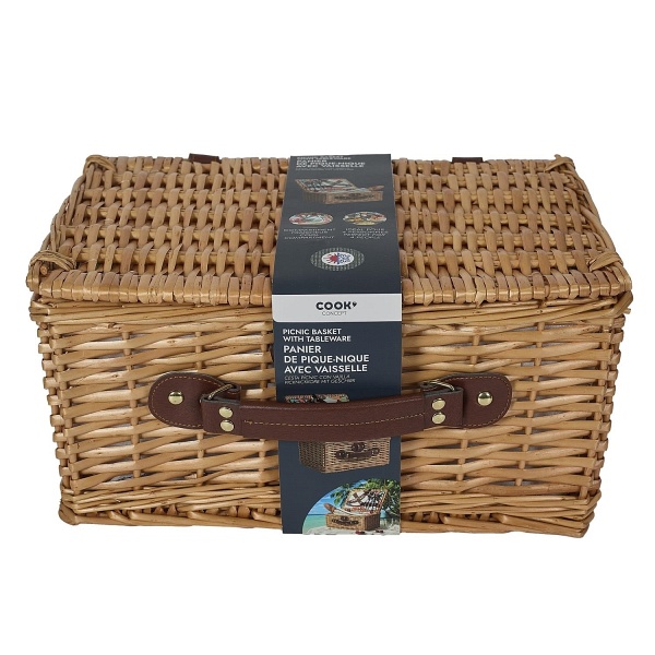 Kosz piknikowy Exotic 4-osobowy z wyposażeniem - Intesi