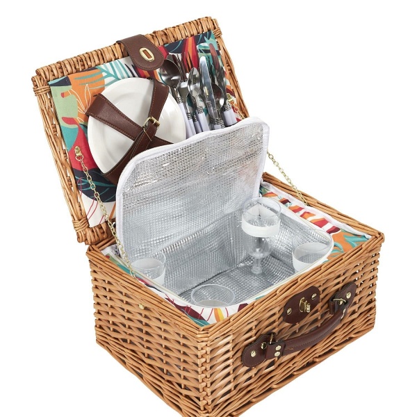 Kosz piknikowy Exotic 4-osobowy z wyposażeniem - Intesi