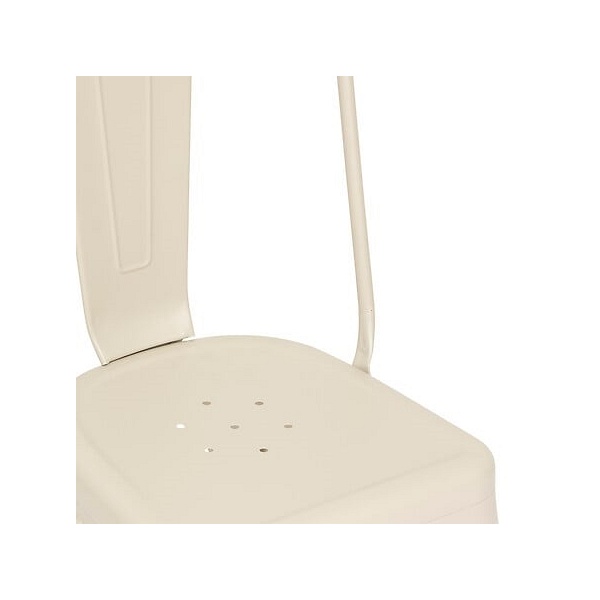 Krzesło Paris Edge metalowe kremowe - Nordivo