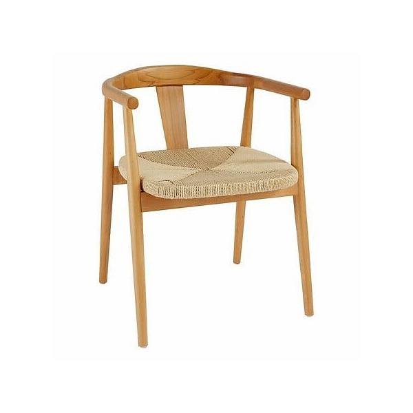 Krzesło Yamato naturalne z podłokietnikami - Nordivo