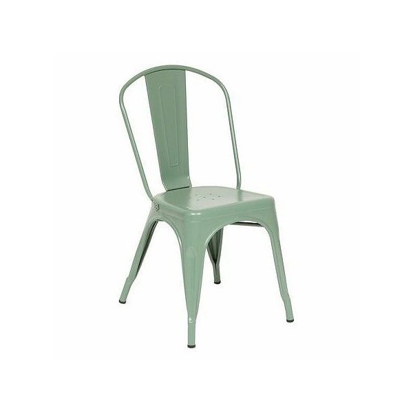 Krzesło Paris Edge metalowe oliwkowe - Nordivo