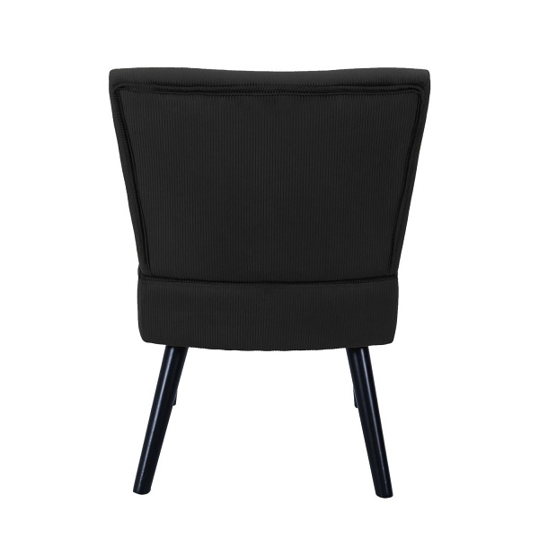 Fotel Giulia czarny sztruks - Intesi