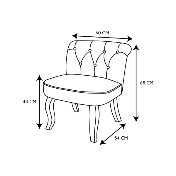 Krzesło Eleonora szara patchwork - Intesi