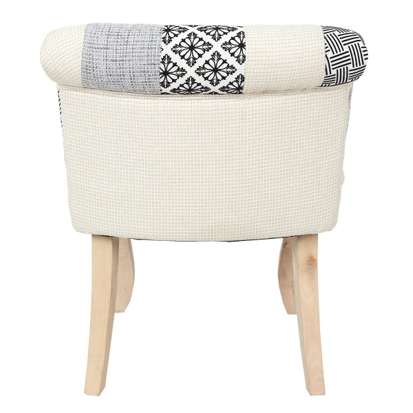 Krzesło Eleonora szara patchwork - Intesi