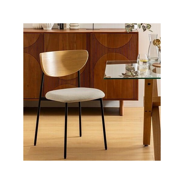 Krzesło Jaisa naturalne/beżowe - Nordivo