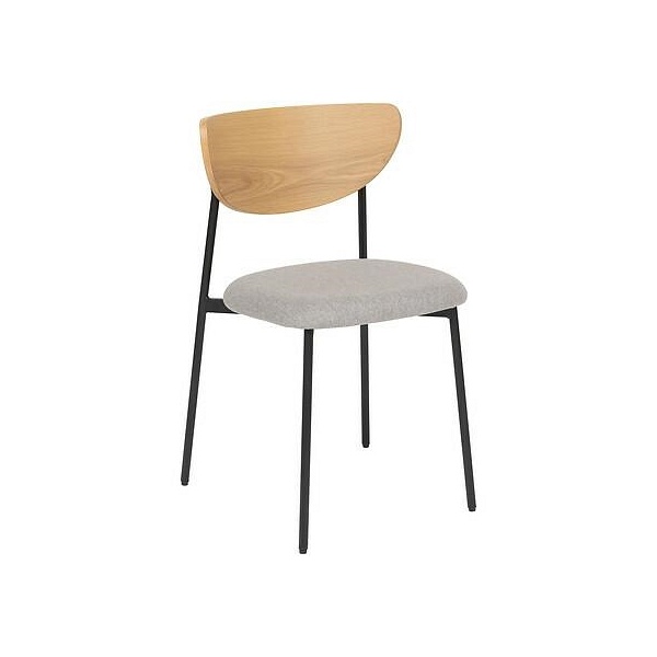 Krzesło Jaisa naturalne/szare - Nordivo