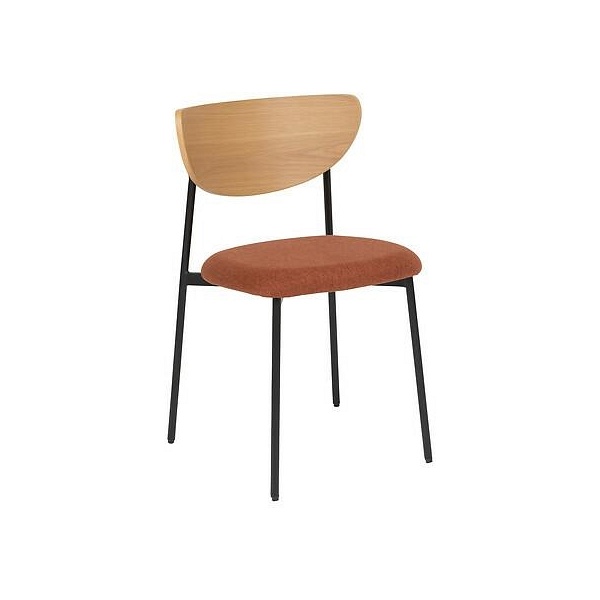 Krzesło Jaisa naturalne/terakotta - Nordivo